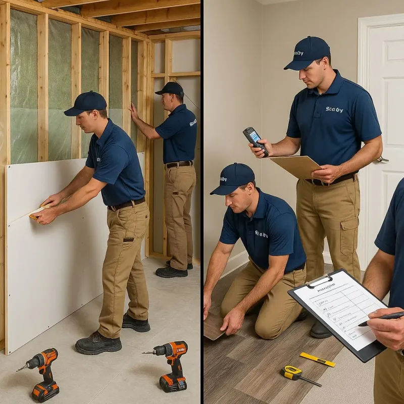 Repairs and Reconstruction process in Country Club Estates, GA